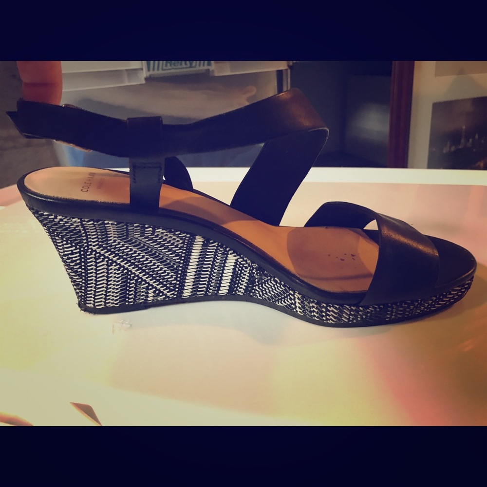 Cole haan platform sandals , size 8